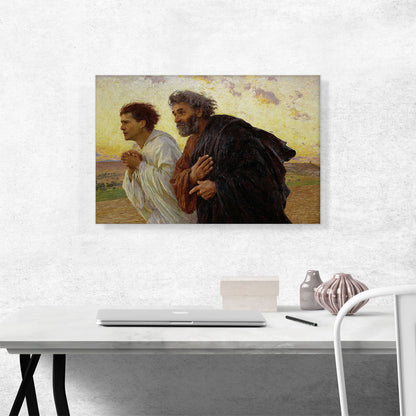 Disciples Peter John Running To Sepulchre On Morning Of Resurrection 1898