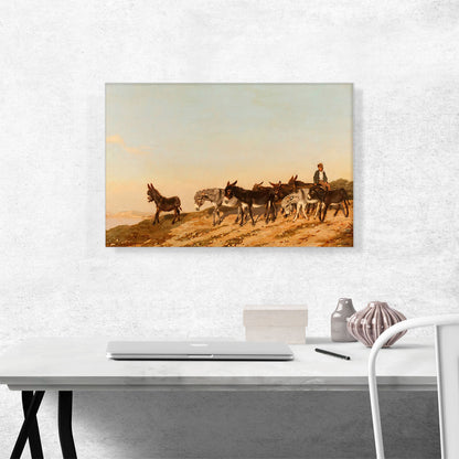 Donkeys In The Midi 1873