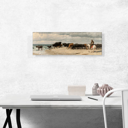 Herd Of Cattle Beside The Sea 1878
