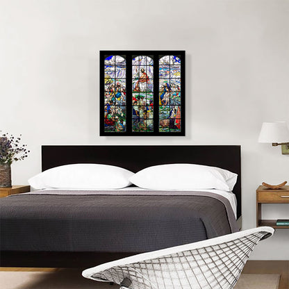 Sermon On Mount Windows Herzogenbuchsee Church 1911