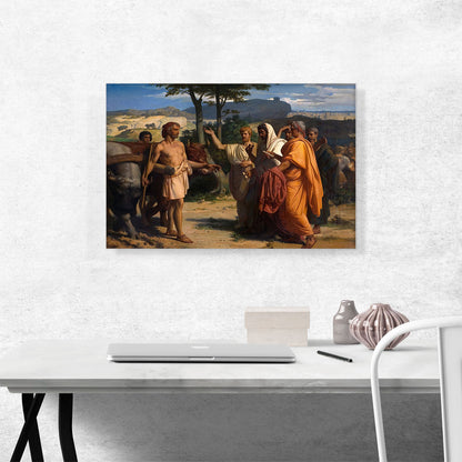 Cincinnatus Receiving Deputies Of The Senate 1843