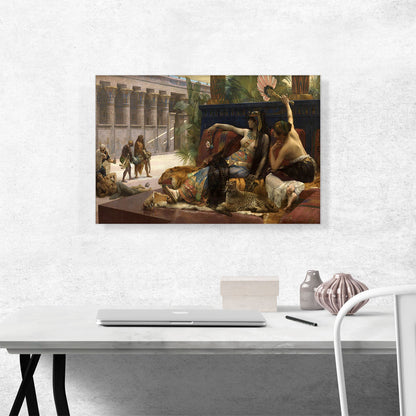 Cleopatra VII Queen Of Egypt Trying Poisons On Prisoners Condemned To Death 1887