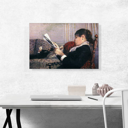 Interior Woman Reading 1880