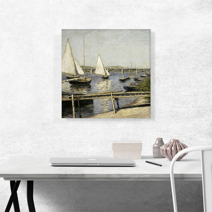 Sailing Boats At Argenteuil 1888