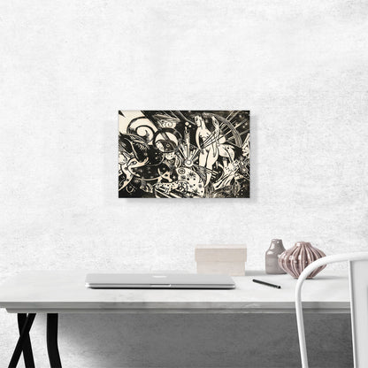 Composition With Female Nude And Animals 1916