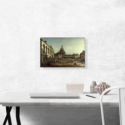 The Neumarkt in Dresden Seen from the Juedenhofe 1749