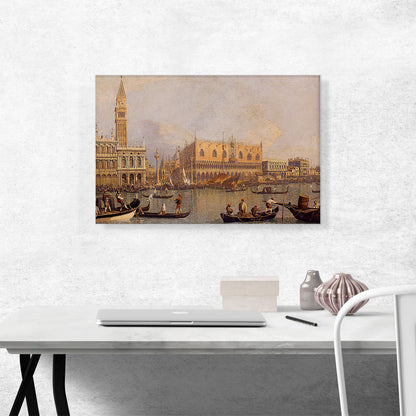 View of the Doge's Palace in Venice