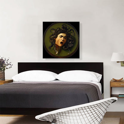 Medusa Sheild 1597 Black Background