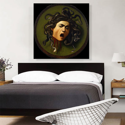 Medusa Sheild 1597 Black Background