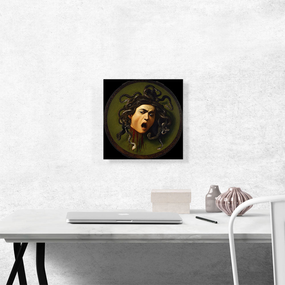Medusa Sheild 1597 Black Background