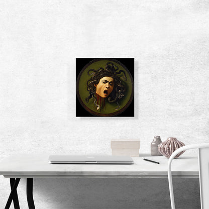 Medusa Sheild 1597 Black Background