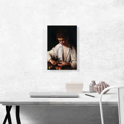 Boy Peeling Fruit 1592