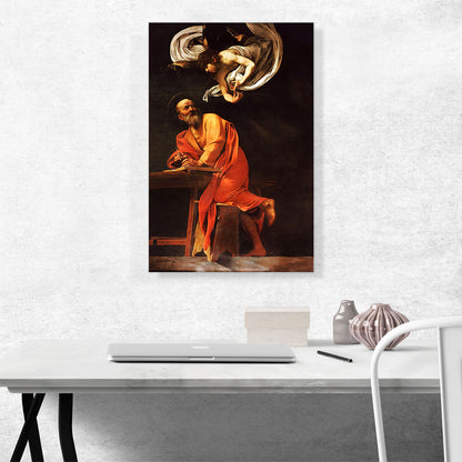 The Inspiration of Saint Matthew 1602