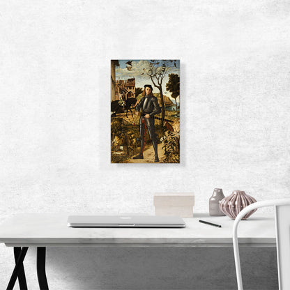 Young Knight In a Landscape