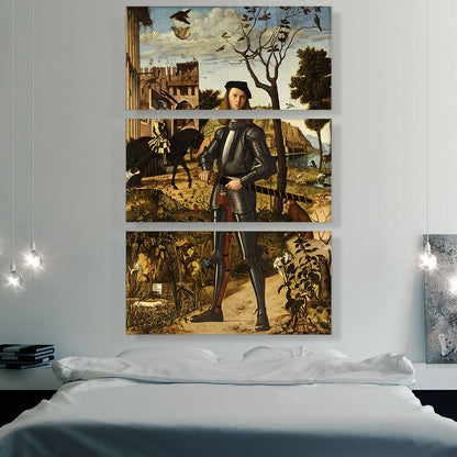 Young Knight In a Landscape