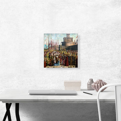 Meeting Of Pilgrims With Pope Ciriaco 1492