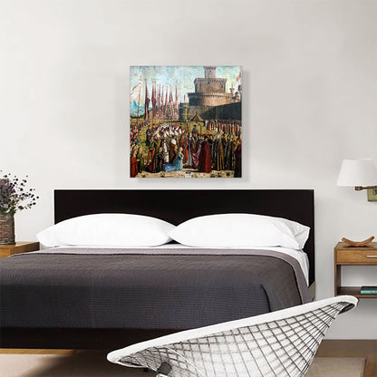 Meeting Of Pilgrims With Pope Ciriaco 1492