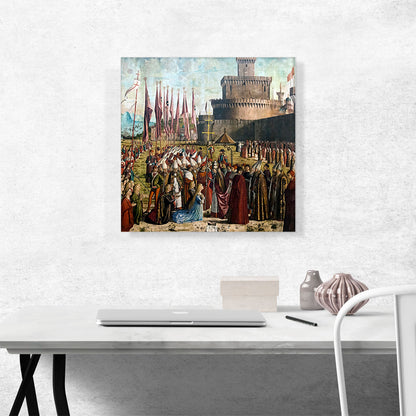 Meeting Of Pilgrims With Pope Ciriaco 1492