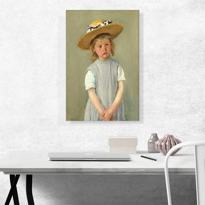 Child In Straw Hat 1886