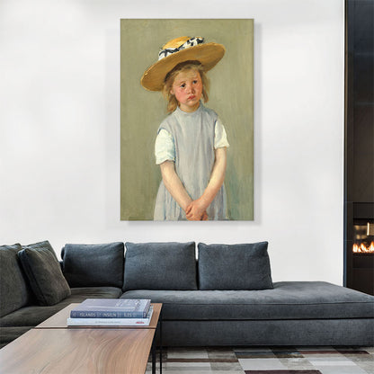 Child In Straw Hat 1886