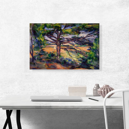 Great Pine Near Aix - Large Pine and Red Earth 1897