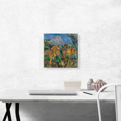 Mont Sainte Victoire Seen from the Bibemus Quarry 1897