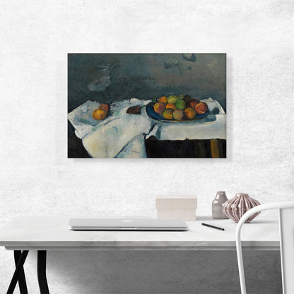 Still Life Plate of Peaches 1880