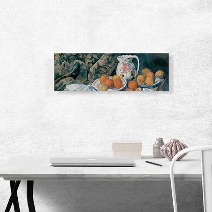 Still Life with a Curtain Panoramic