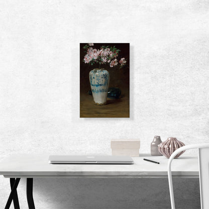 Pink Azalea Chinese Vase 1880