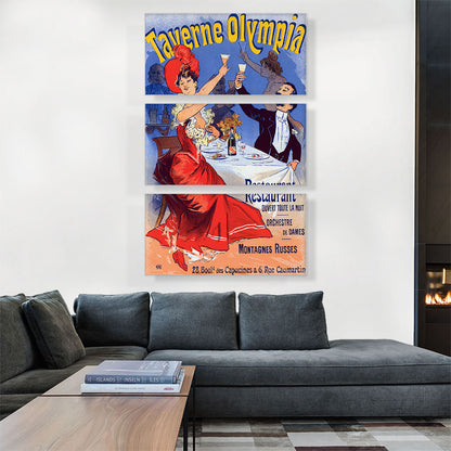 Affiche Pour La Taverne Olympia