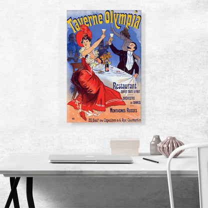 Affiche Pour La Taverne Olympia