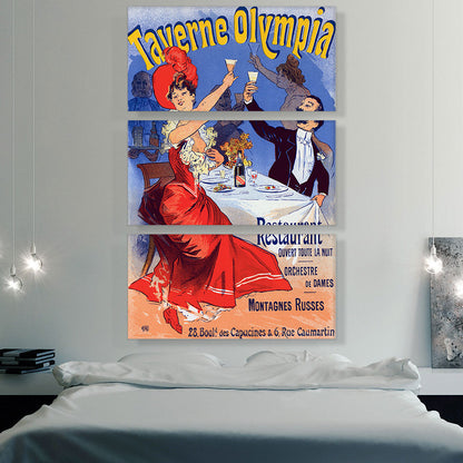 Affiche Pour La Taverne Olympia