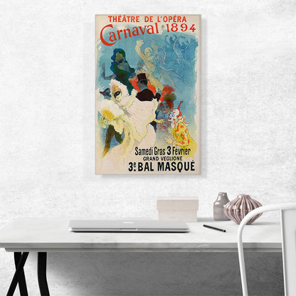 Theatre De L'Opera - Carnaval 1894