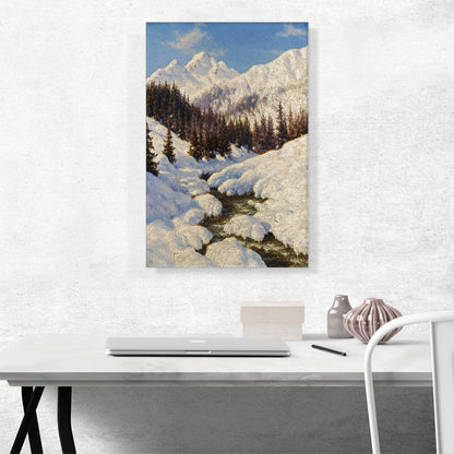 Stream In The Snow