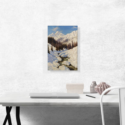 Stream In The Snow