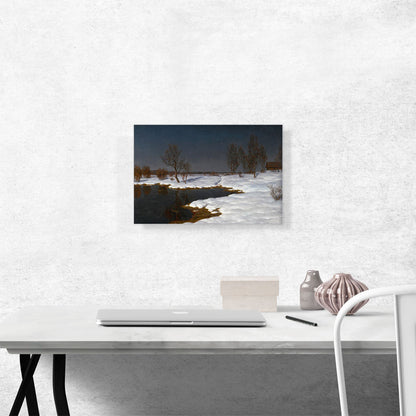 Winter Landscape With Stars