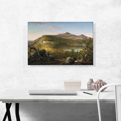 View Of Two Lakes Mountain House Catskill Mountains Morning 1844