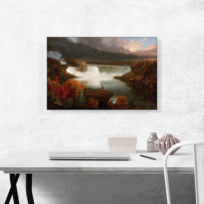 Distant View Of Niagara Falls 1830