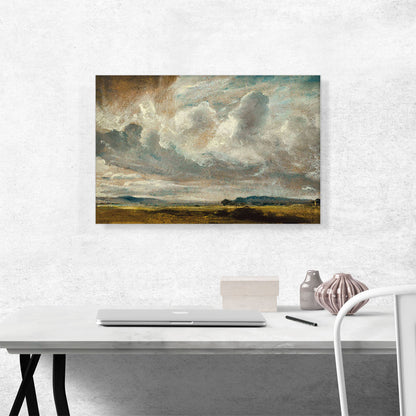 Study Of Clouds Over a Landscape