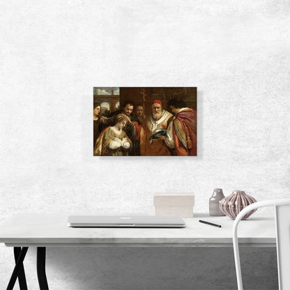 Saint Domitilla Receiving Veil From Pope Clement I