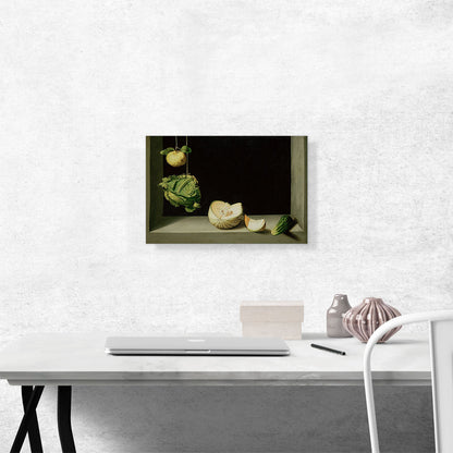 Still Life With Quince, Cabbage, Melon and Cucumber 1602