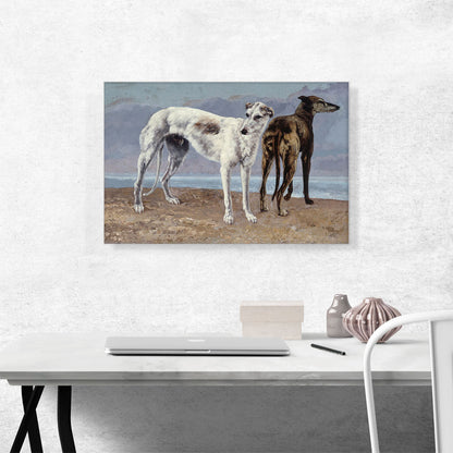 Greyhounds Of The Comte De Choiseul 1866