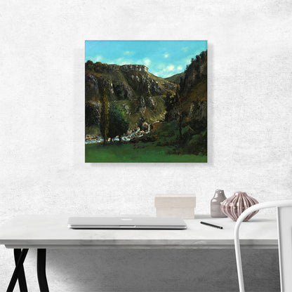 Valley of the Loue Near Mouthier-Haute-Pierre