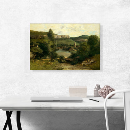 View Of Ornans 1850