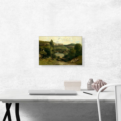 View Of Ornans 1850