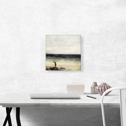 The Artist On The Seashore At Palavas