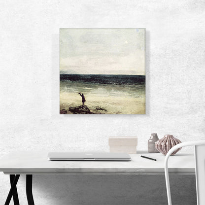 The Artist On The Seashore At Palavas
