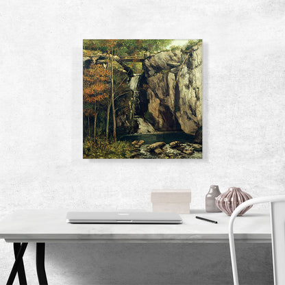 The Chasm At Conches 1864