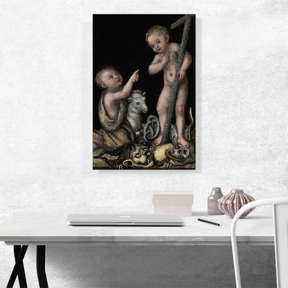 The Infant Christ And Saint John The Baptist