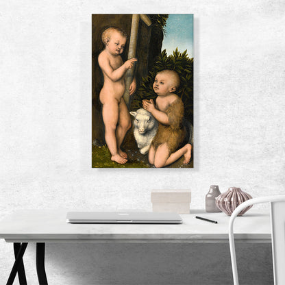 The Young Christ Adored By Saint John The Baptist
